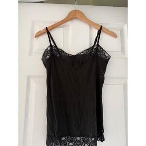 Vintage Gadzooks Black Tank Top Retro 2000s Whimsigoth